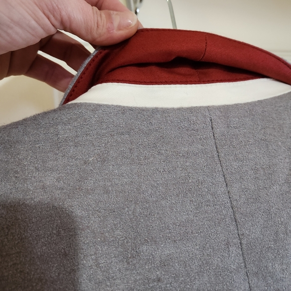Cartonnier Grey Wool Viscose mix jacket, size 10 - Picture 7 of 10